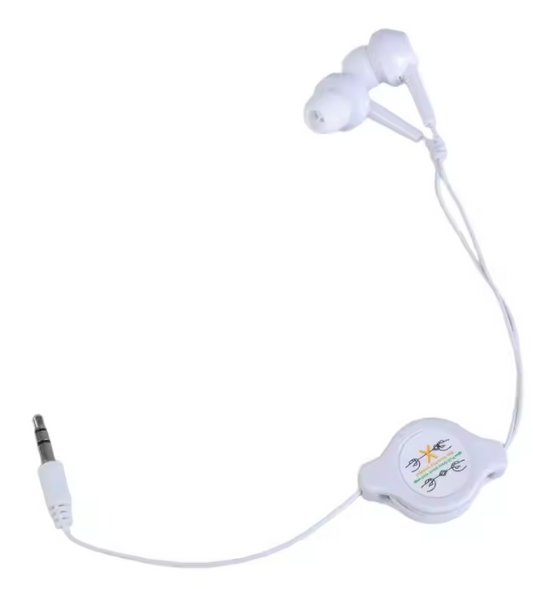 Portable 3.5mm Retractable Cable In-Ear Earphone