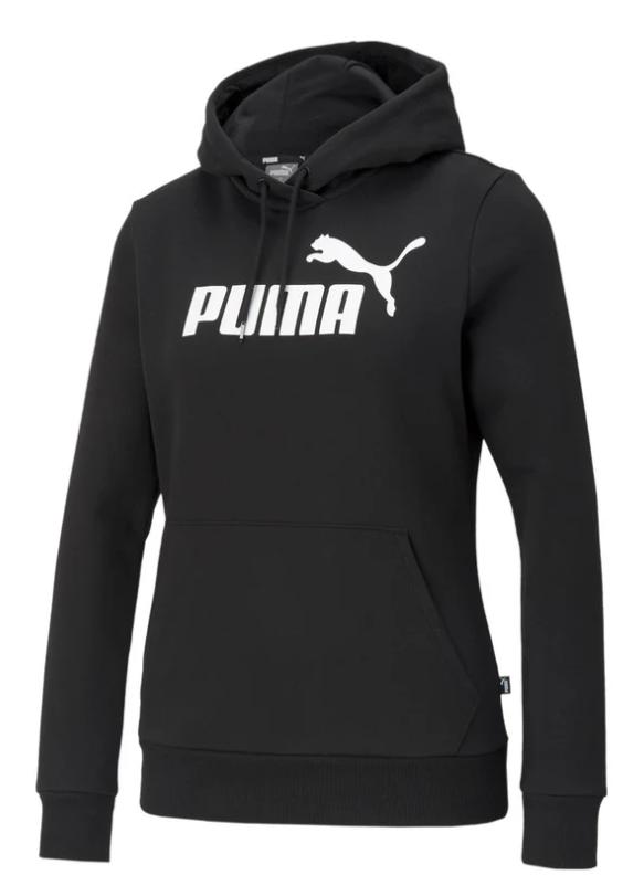 PUMA ESSENTIALS LOGO WOMEN HODDIE BLACK