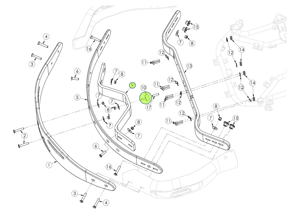 AFS.04894 - Silentblock m+f m 8x33 ø40x20 cent