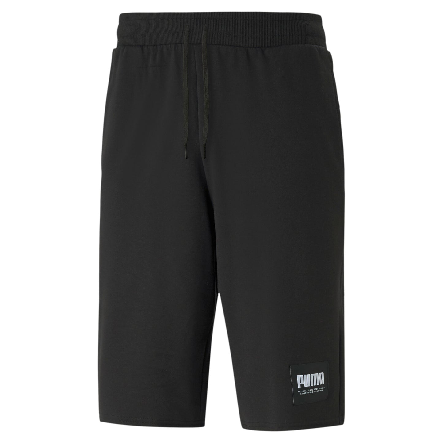 PUMA SUMMER COURT SWEAT SHORTS BLACK