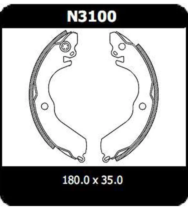 Mirage/Lancer Rear Brake Shoes