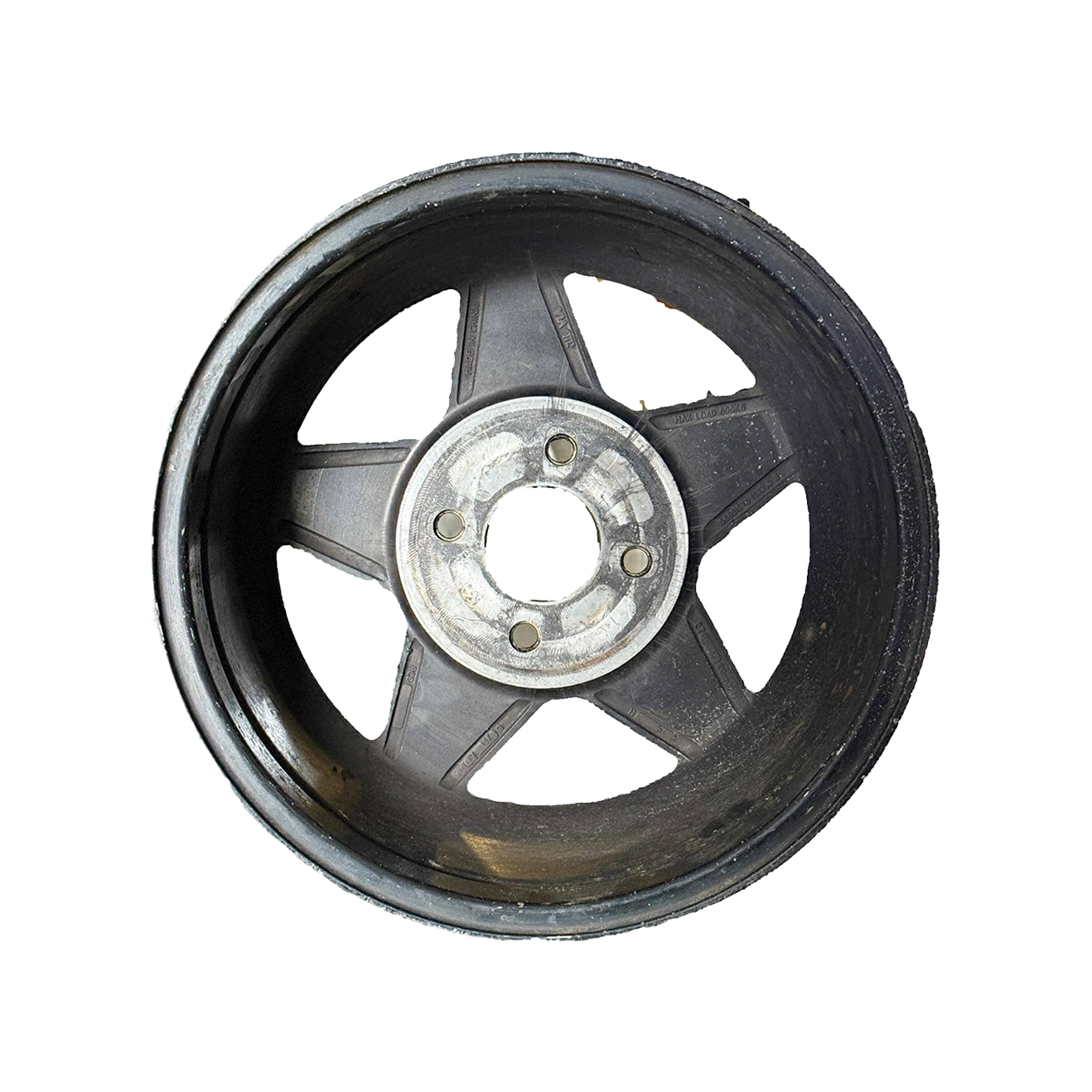 BATHURST ALLOY RIMS - 15 x 7 + 20ET PRE OWNED BLACK by T. Obrien