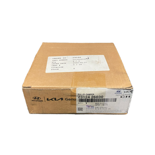 Pulley Damper | 23124 26030 | Genuine Hyundai OEM