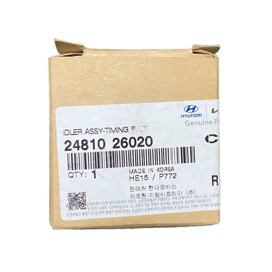 Timing Belt Idler Assembly | 24810 26020 | Genuine Hyundai OEM