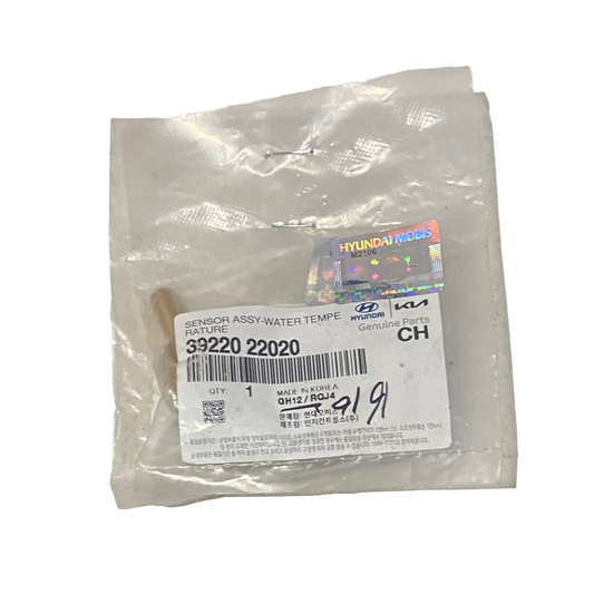 Water Temperature Sensor Assembly | 39220 22020 | Genuine Hyundai OEM