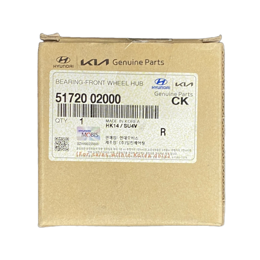 FRONT WHEEL HUB BEARING - Hyundai LANTRA J2 (1995-2000) - NEW - by Hyundai Genuine Parts Korea