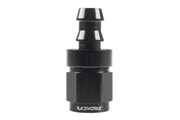 Raceworks Push Lock Hose Fitting - Straight
