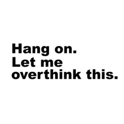 Sticker - Overthink