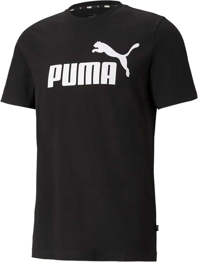 PUMA ESSENTIALS+ LOGO BLACK TEE