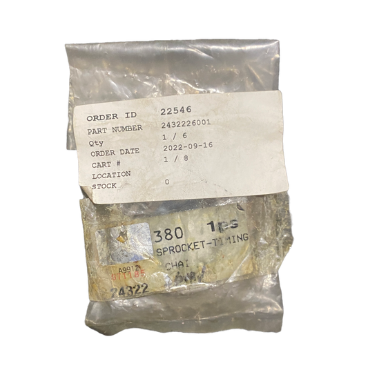 Packaging Timing Sprocket | 24322 26001 | Genuine Hyundai OEM