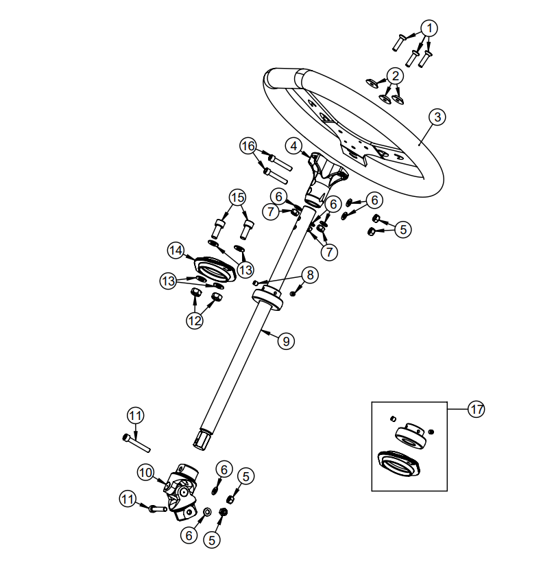 AFS.02124 - Centurion steering column junction D.42