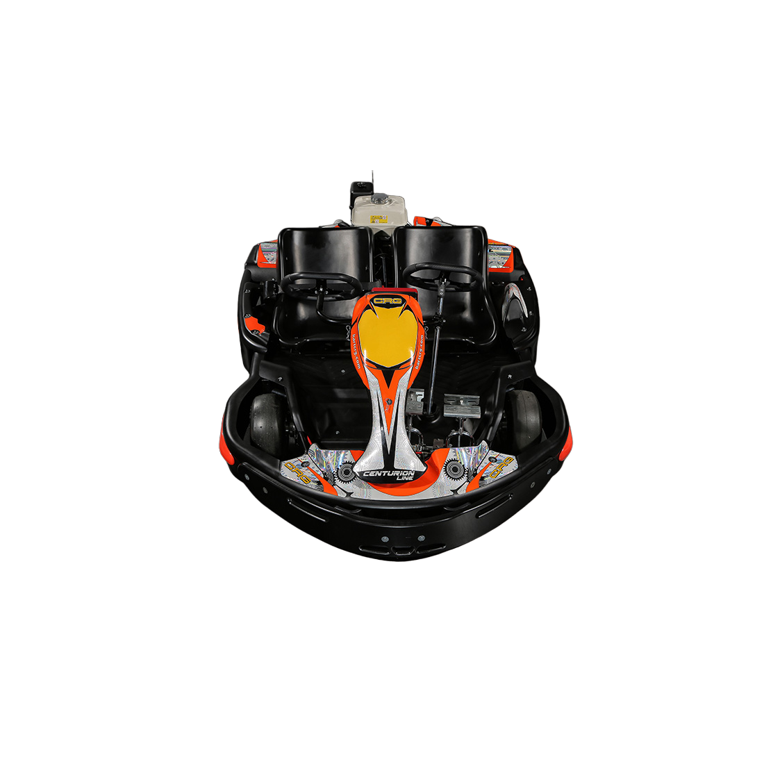 Front View CRG Rental Kart - New - "Centurion 2-Seater" Honda GX Petrol powered Dual Kart