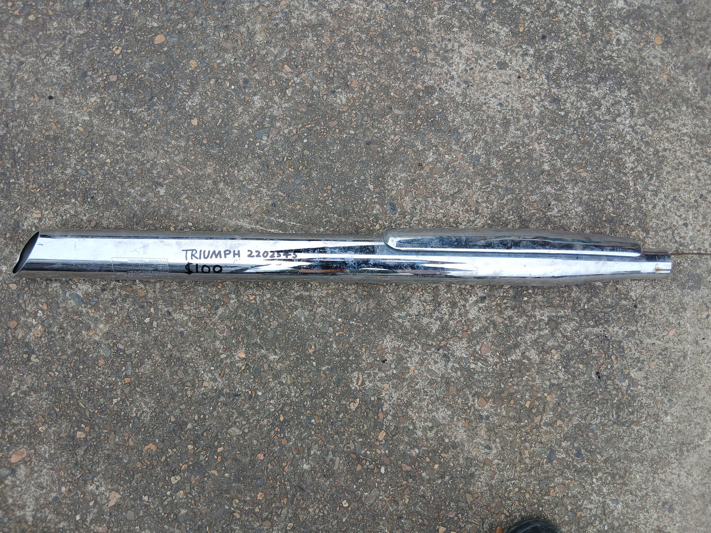 Exhaust Pipe for Triumph Motorcycle