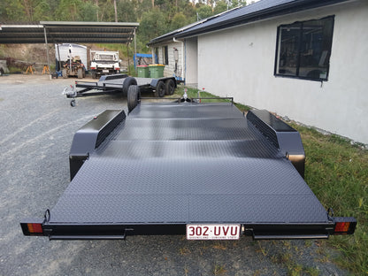 Brand New 2T Car Trailer – Perfect for Junior Sedans or Excel racecars – Ready NOW!