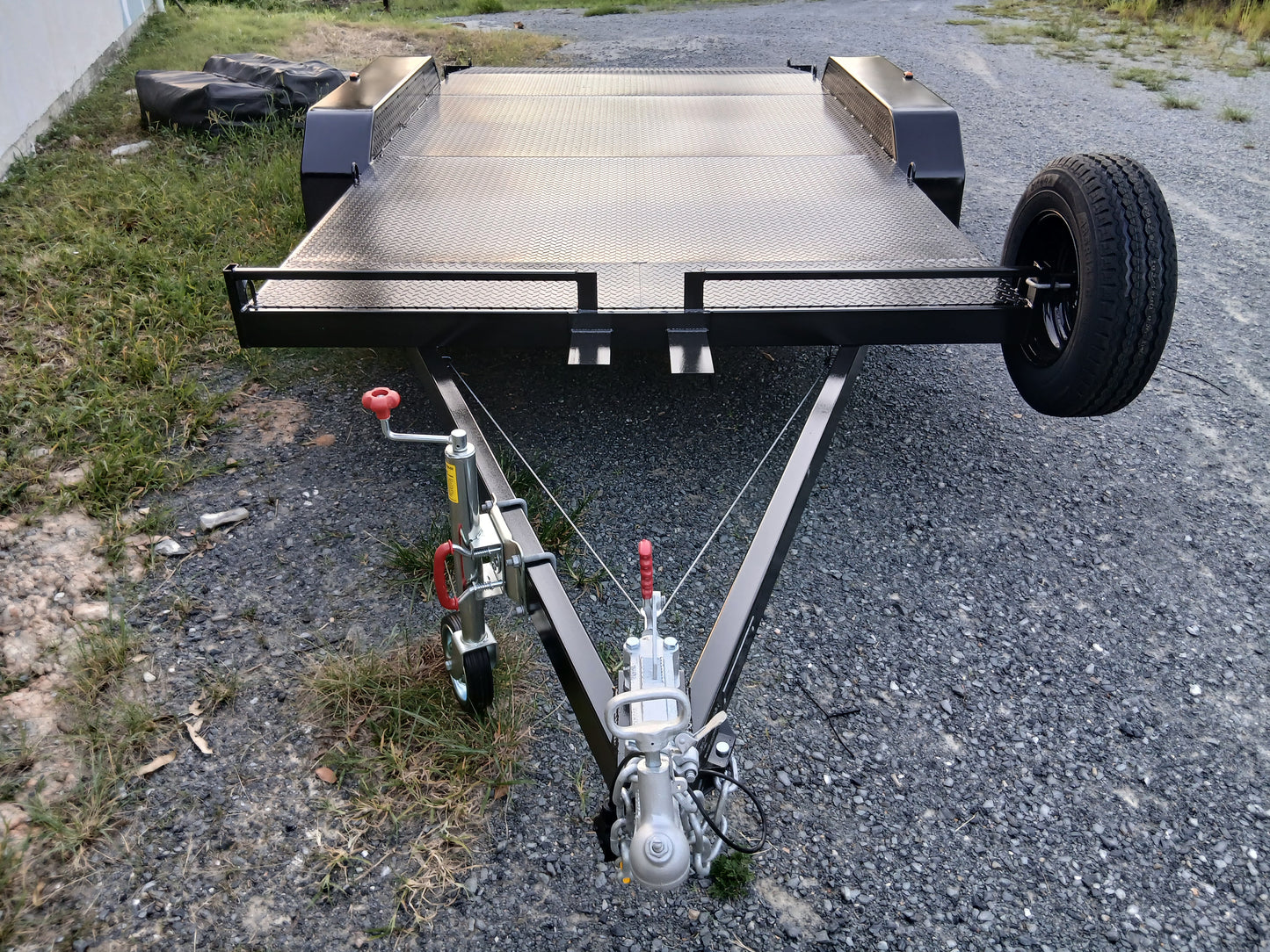 Brand New 2T Car Trailer – Perfect for Junior Sedans or Excel racecars – Ready NOW!