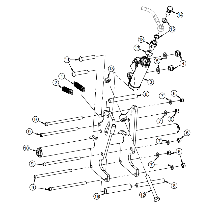 FMN.02993 - Centurion master cylinder assembly
