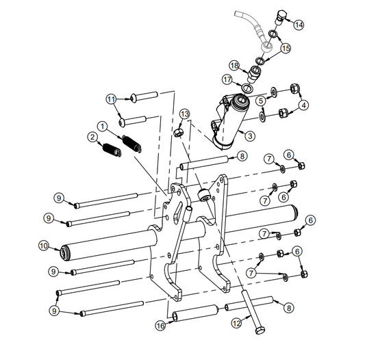 FMN.02993 - Centurion master cylinder assembly