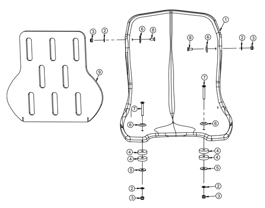 AFS.03659 - Centurion central seat sponge