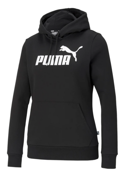 PUMA ESSENTIALS LOGO WOMEN HODDIE BLACK
