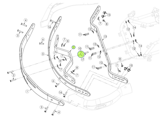 AFS.04894 - Silentblock m+f m 8x33 ø40x20 cent