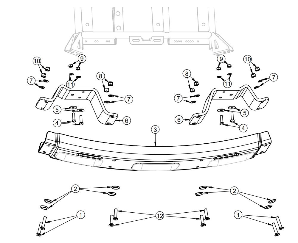 AFS.02160 - Centurion rear central buffer band