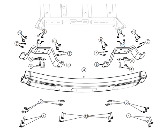 AFS.02160 - Centurion rear central buffer band