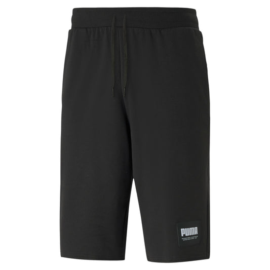 PUMA SUMMER COURT SWEAT SHORTS BLACK