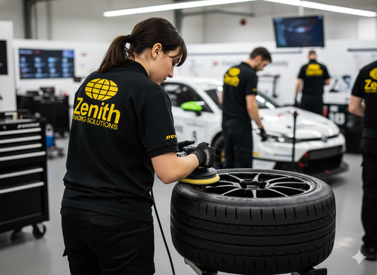 LIGHT BUFF & SHAPE NEW TYRE