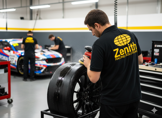 HAND BUFF NEW WET TYRE