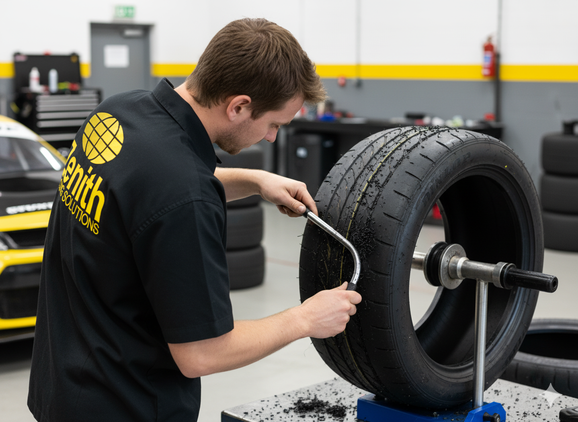 FULL BUFF & SHAPE NEW TYRE