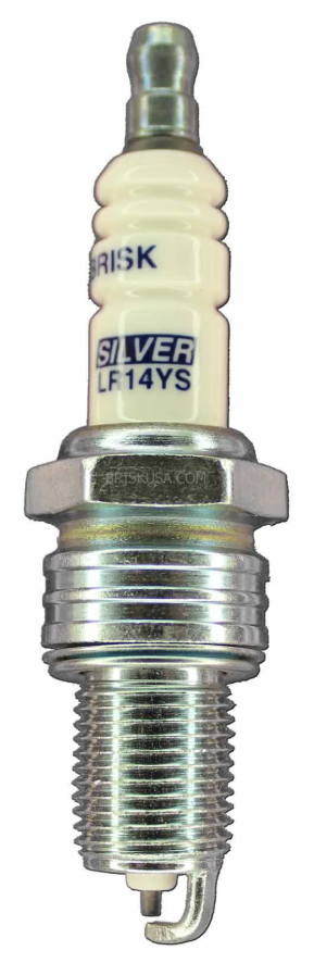 BRISK RACING SILVER SPARK PLUG - LR14YS