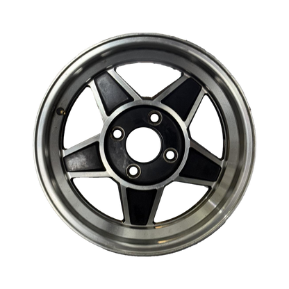 BATHURST ALLOY RIMS - 15 x 7 + 20ET PRE OWNED BLACK by T. Obrien