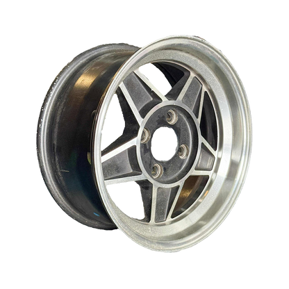 BATHURST ALLOY RIMS - 15 x 7 + 20ET PRE OWNED BLACK by T. Obrien