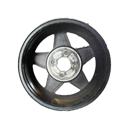 BATHURST ALLOY RIMS - 15 x 7 + 20ET PRE OWNED BLACK by T. Obrien