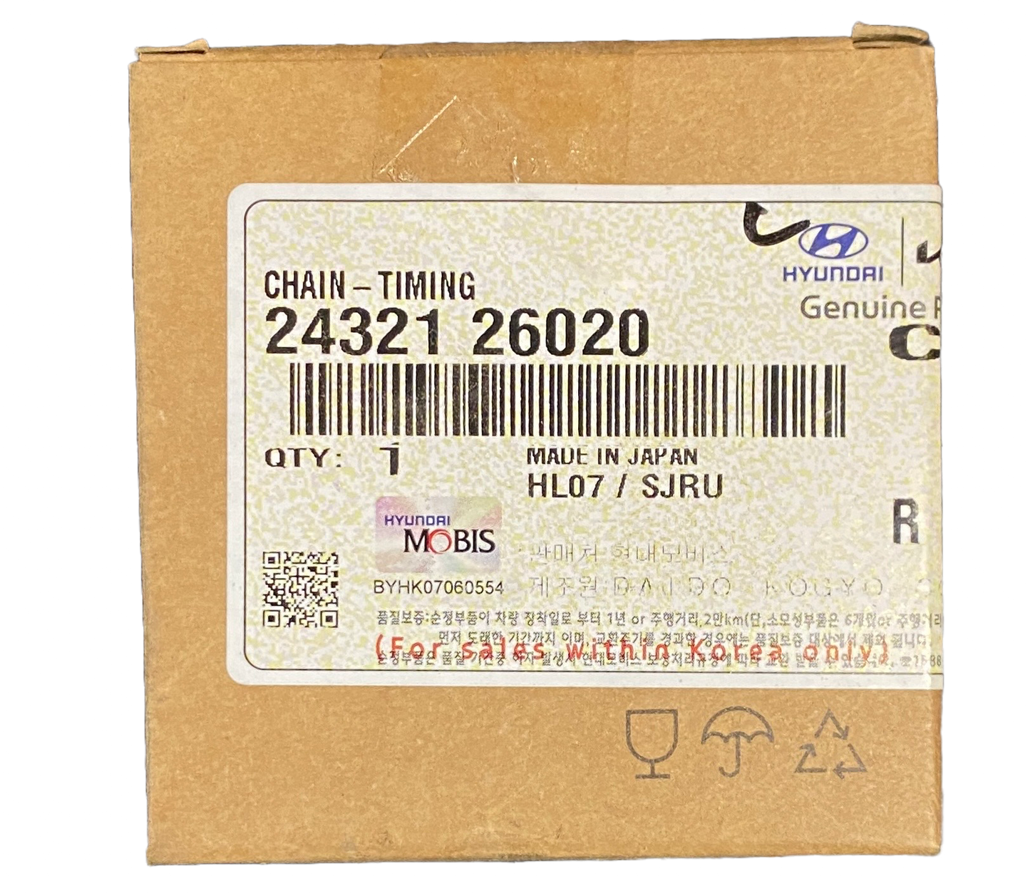 CHAIN - TIMING | 24321 26020 | Genuine Hyundai OEM