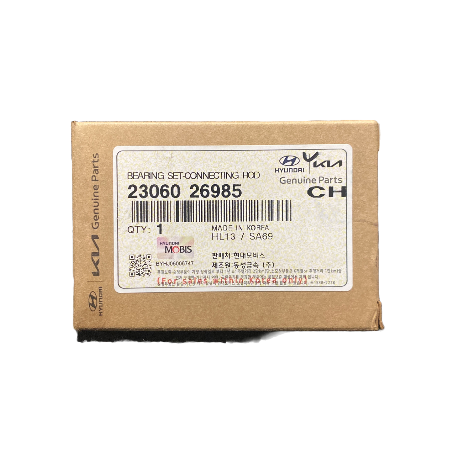 Connecting Rod Bearing Set | 23060 26985 | Genuine Hyundai OEM