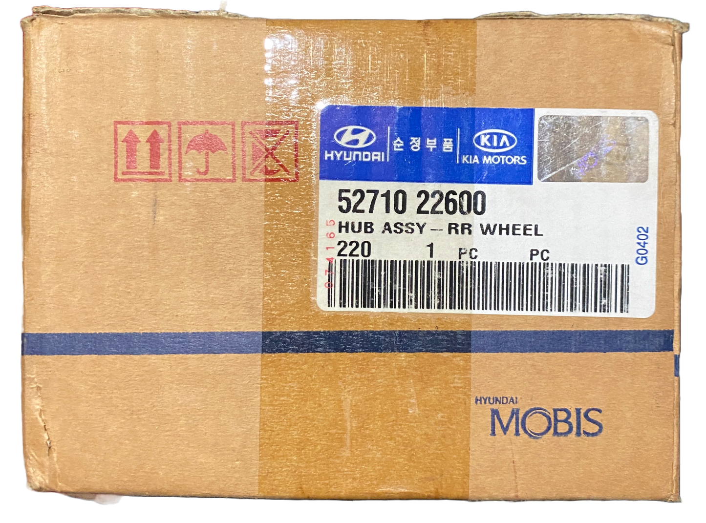 Hub Assembly - RR Wheel | 52710 22600 | Genuine Hyundai OEM