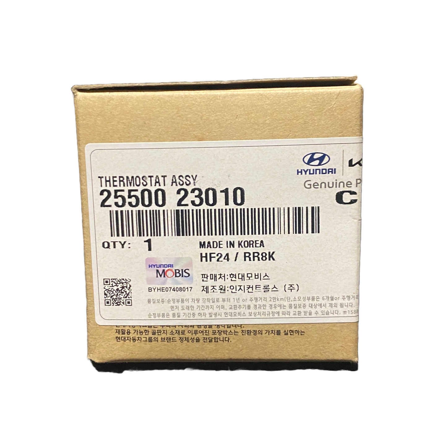 Thermostat Assembly | 25500 23010 | Genuine Hyundai OEM