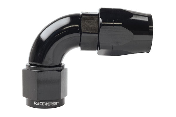 Raceworks Cutter Hose Fitting - 90 Degree