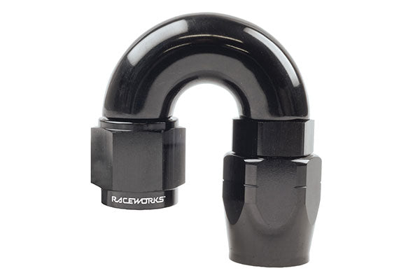 Raceworks Cutter Hose Fitting - 180 Degree