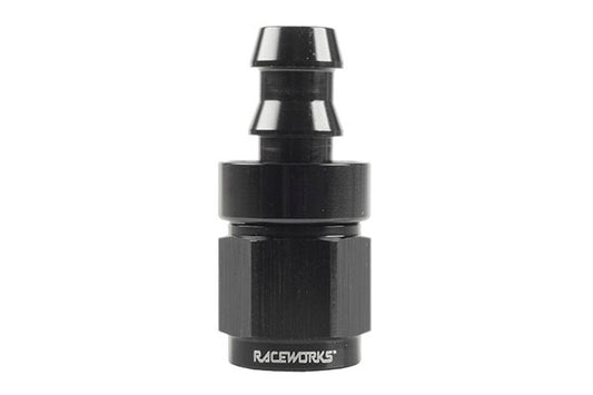 Raceworks Push Lock Hose Fitting - Straight