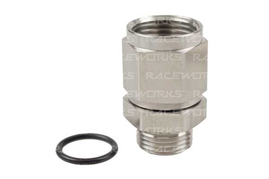 Raceworks Female AN Swivel to AN O-Ring Male