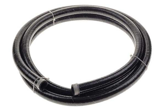 Raceworks 140 Series Cutter Black Stainless Braided Rubber Hose