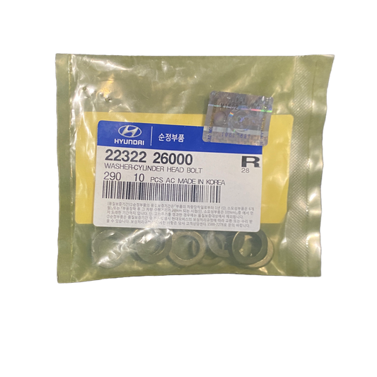 Washer - Cylinder Head Bolt | 22322 26000 | Genuine Hyundai OEM