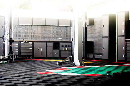 PLASTIC (PVC)  FLOOR TILES - HIGHEST QUALITY - 400mm x 400mm x 18mm