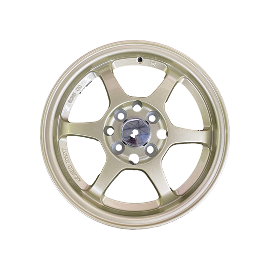 14x6.0 ALLOY RIM - 'KF670' - by Crunts Rims - Suitable Multifit 14" wheel for Junior Speedway Sedans