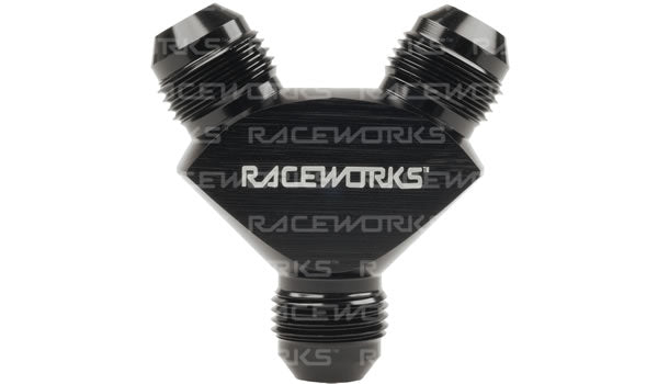 Raceworks AN Flare Y-Block