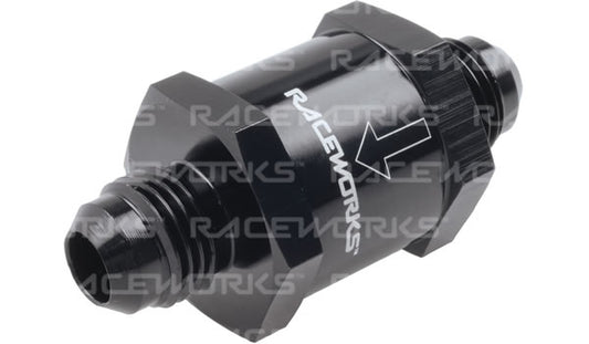 Raceworks AN Male Flare One Way Valve