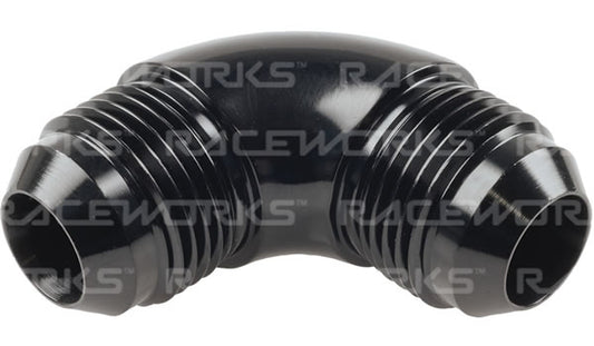Raceworks AN Male Flare Unions - 90 Degree