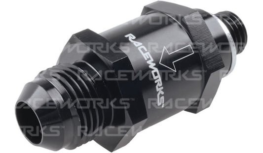 Raceworks Metric To AN One Way Valves